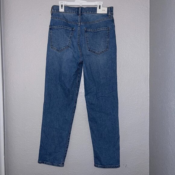 Express Women Mom Jeans Super High Rise - Picture 3 of 7